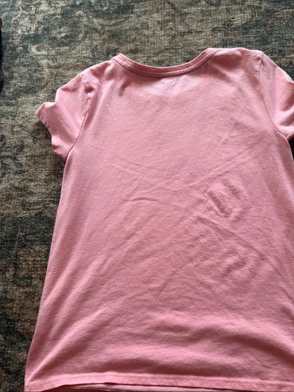 GAP Girls Pink 'Bon Jour' Graphic Short Sleeve Tee